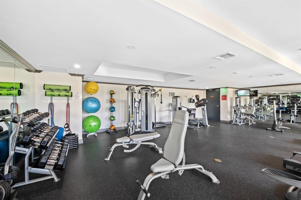 2011 North Ocean Boulevard, Unit 1605 Fort Lauderdale, FL 33305 - Photo 31 of 52 a view of a room with gym equipment