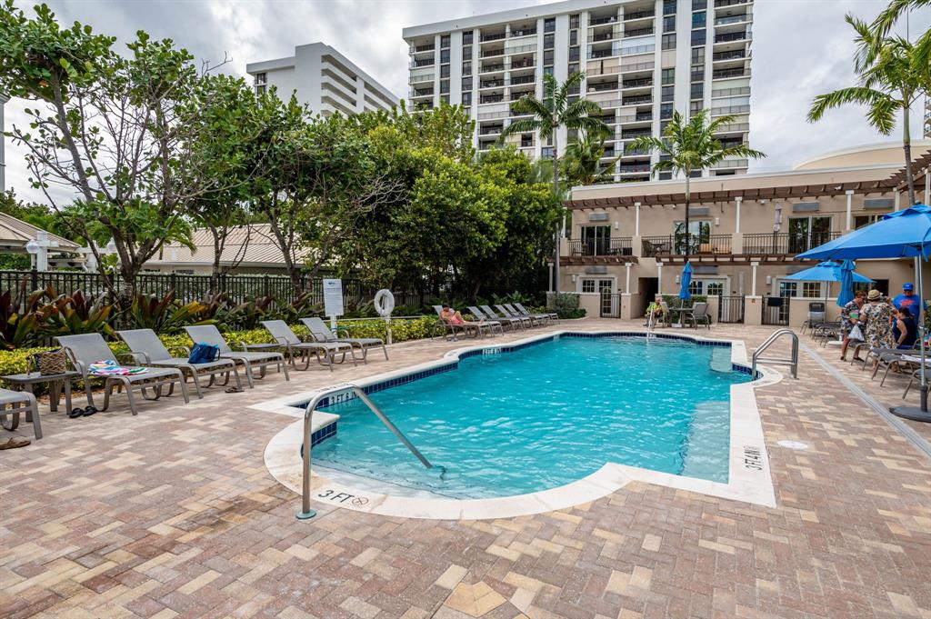 2011 North Ocean Boulevard, Unit 1605 Fort Lauderdale, FL 33305 - Photo 42 of 52 a view of a swimming pool with a patio