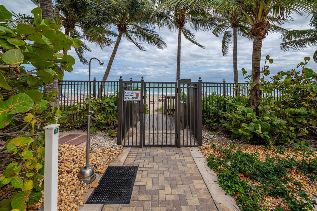 2011 North Ocean Boulevard, Unit 1605 Fort Lauderdale, FL 33305 - Photo 43 of 52 a view of a garden