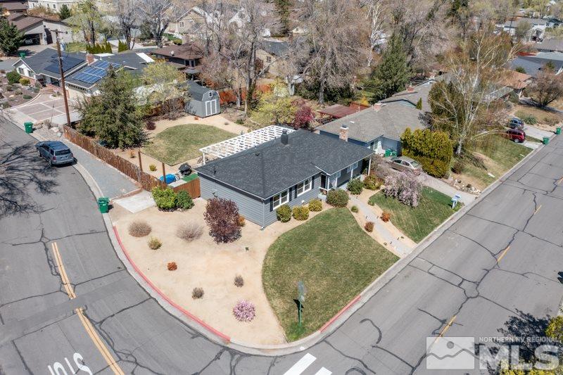 1695 Lander Street Reno, NV 89509 - Photo 9 of 38 an aerial view of a house with a swimming pool