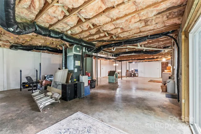 a view of storage and utility room