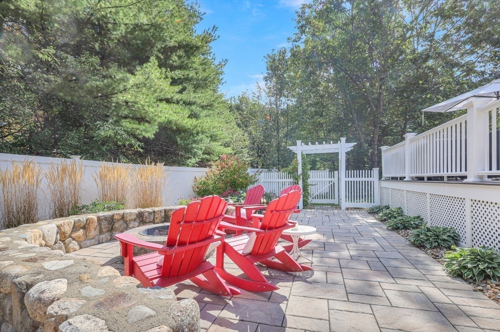 50 Rocky Brook Road North Andover, MA 01845 - Photo 36 of 42 a backyard of a house with seating space