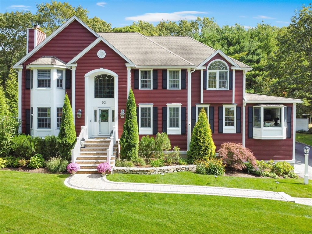 50 Rocky Brook Road North Andover, MA 01845 - Photo 42 of 42 a front view of a house with a yard