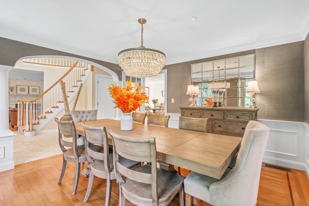 50 Rocky Brook Road North Andover, MA 01845 - Photo 10 of 42 a view of a dining room with furniture window and outside view