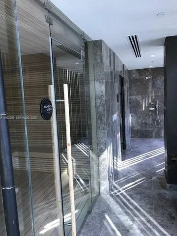 a front view of a building