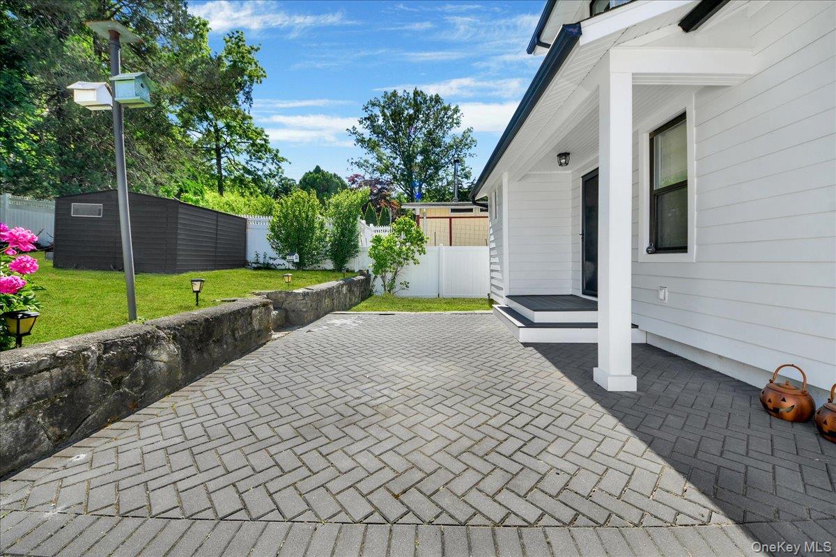 925 Reynolds Street Peekskill, NY 10566 - Photo 33 of 42 Backyard - New Stone Patio