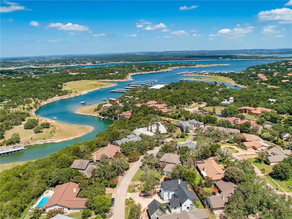 a view of an ocean and beach