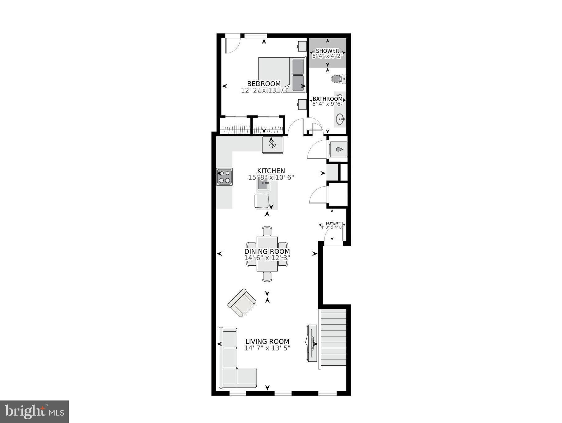 3911 Kansas Avenue Northwest, Unit 2 Washington, DC 20011 - Photo 37 of 46 a picture of a floor plan