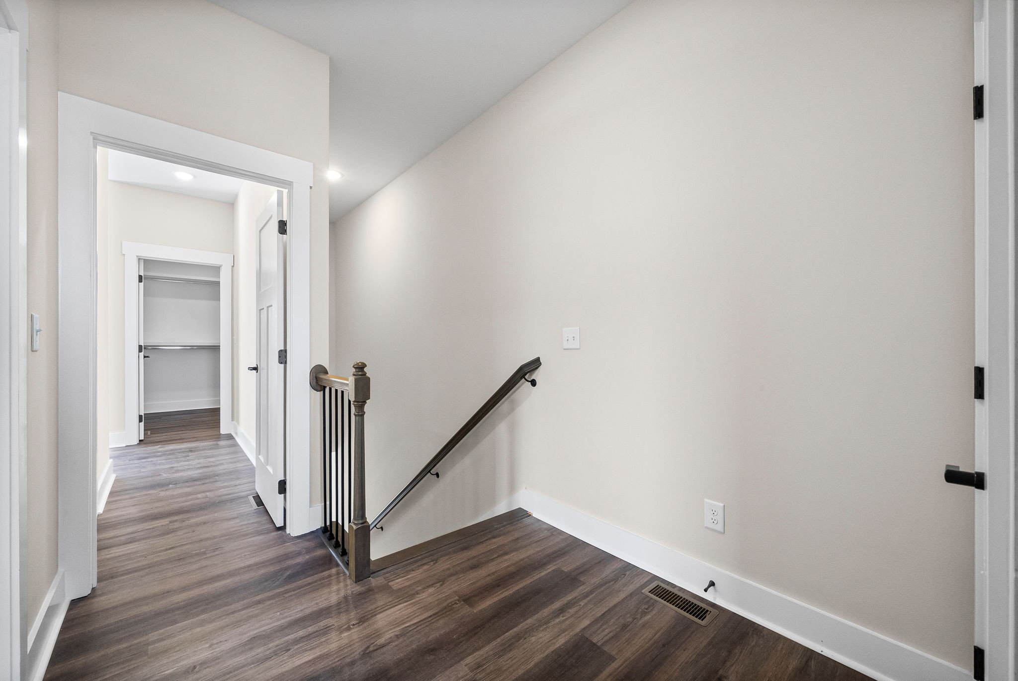 434 Centre Street Pleasant View, TN 37146 - Photo 16 of 44 a view of a hallway with wooden floor