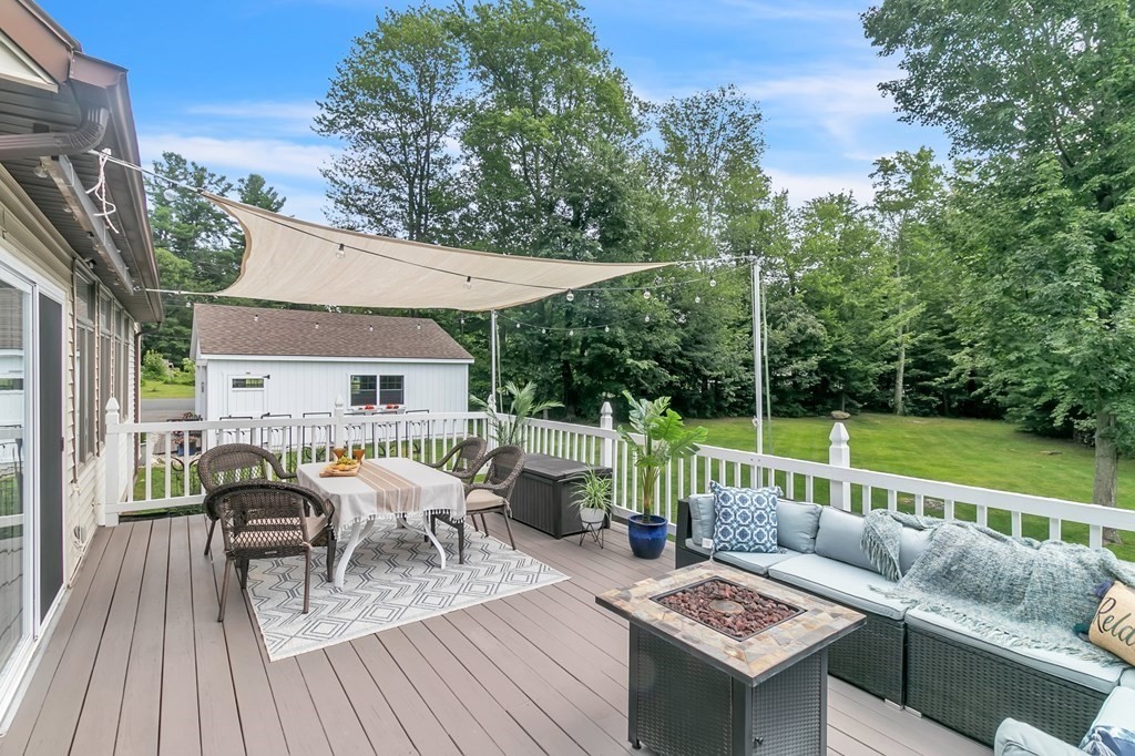 11 Pine Ridge Road Montgomery, MA 01085 - Photo 34 of 42 a view of a roof deck with furniture