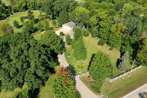 a view of a garden