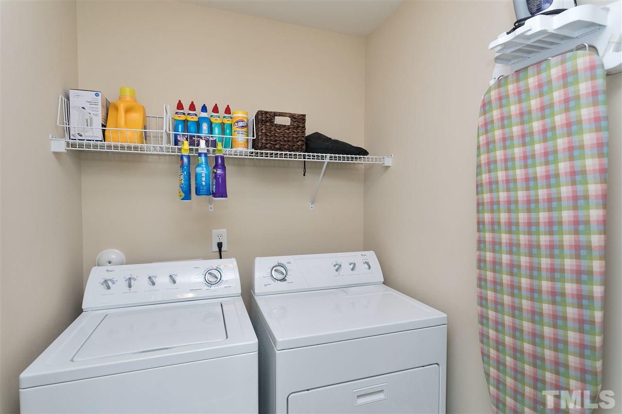 167 Solheim Lane Raleigh, NC 27603 - Photo 16 of 25 a utility room with dryer and washer