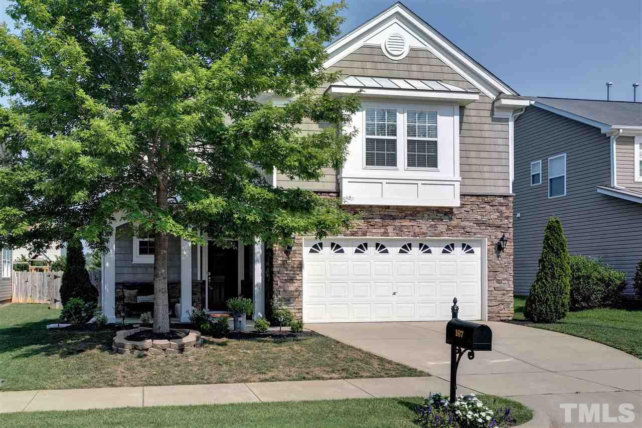 167 Solheim Lane Raleigh, NC 27603 - Photo 17 of 25 a front view of a house with garden