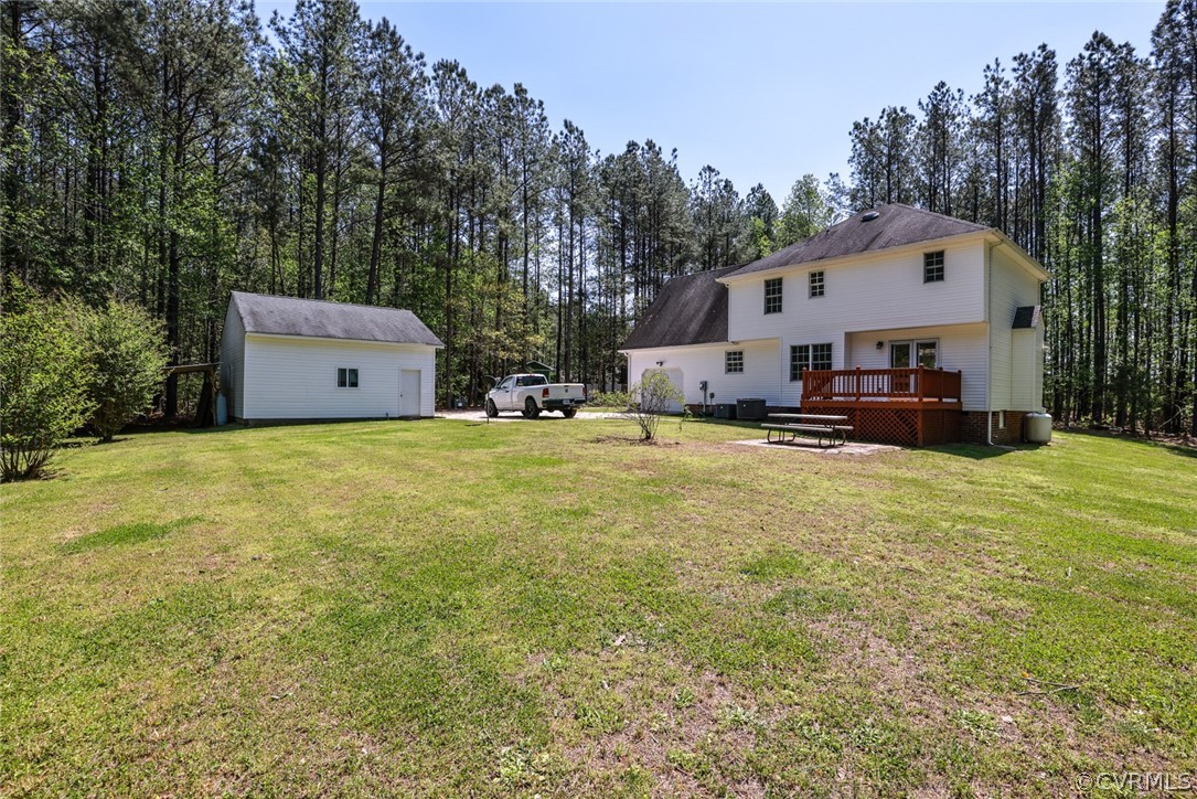 7100 Hair Road Disputanta, VA 23842 - Photo 30 of 40 a view of a house with a yard and sitting area