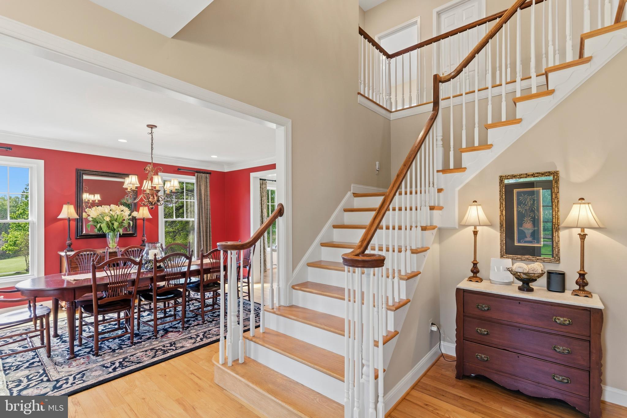 16527 Hampton Road Hamilton, VA 20158 - Photo 23 of 56 Grand Staircase Leads to Upper Level