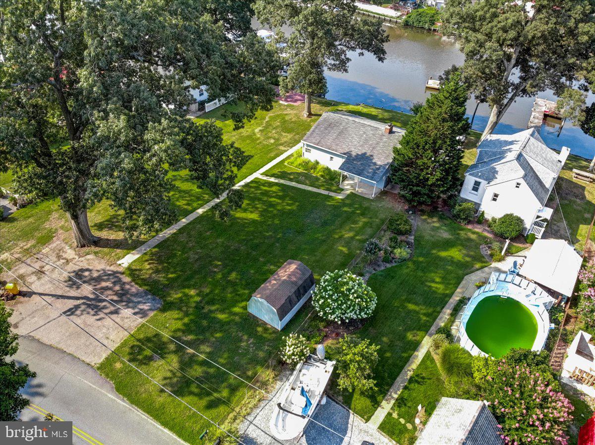 8260 Riverside Drive Pasadena, MD 21122 - Photo 9 of 26 Aerial View of 1/2 Acre Lot