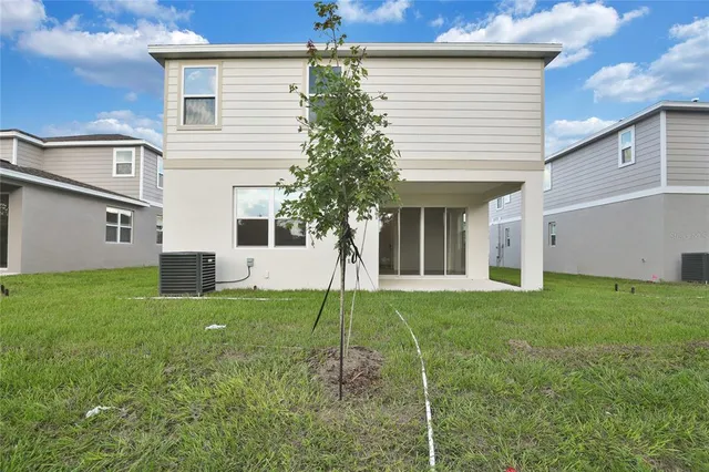 a house view with a garden space