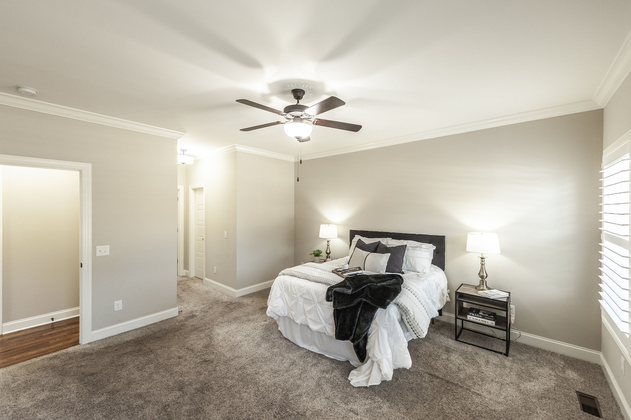 5563 Stacy Springs Road Springfield, TN 37172 - Photo 31 of 73 a bed room with a bed and a ceiling fan