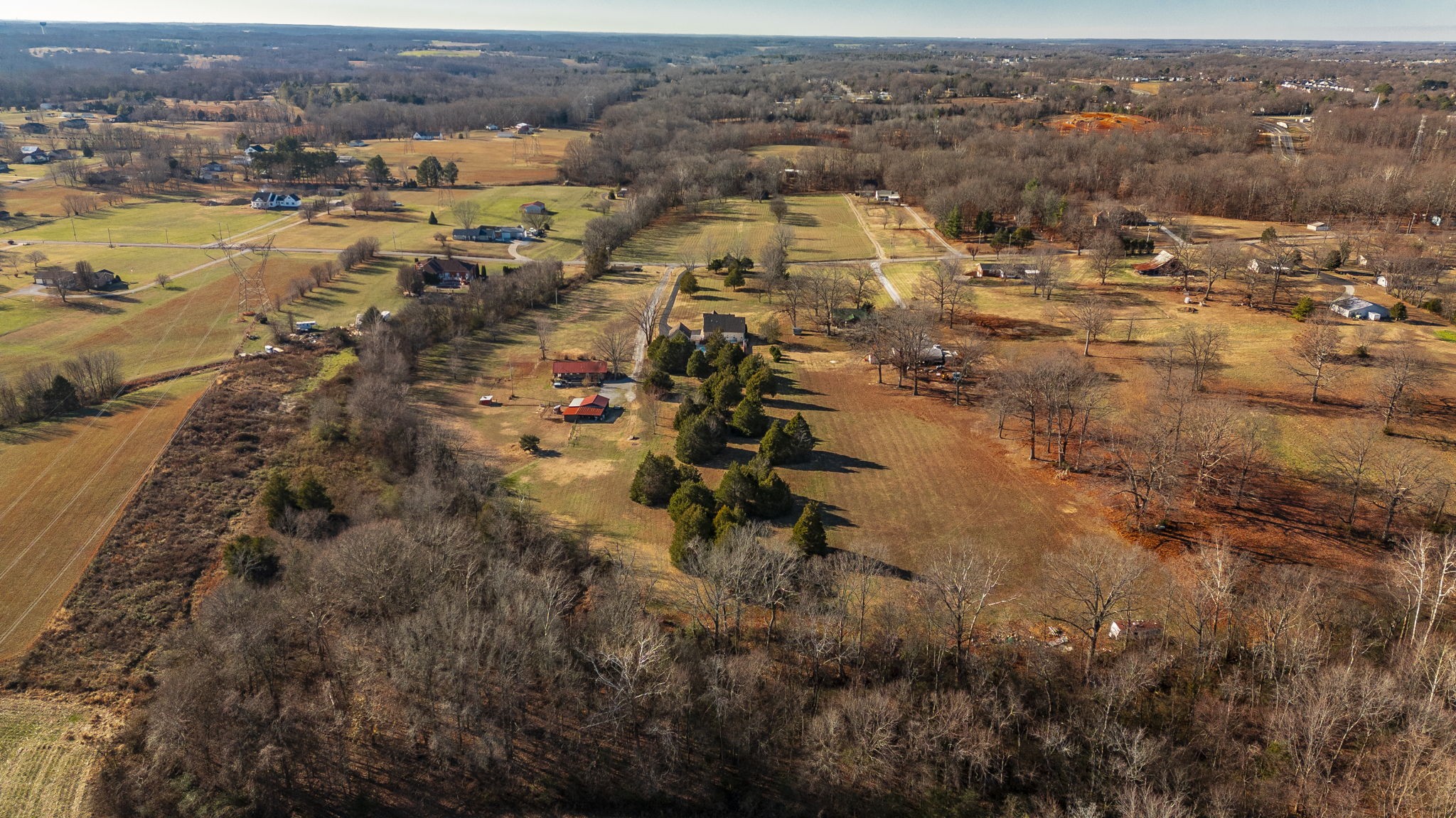 5563 Stacy Springs Road Springfield, TN 37172 - Photo 68 of 73 an aerial view of residential houses with outdoor space