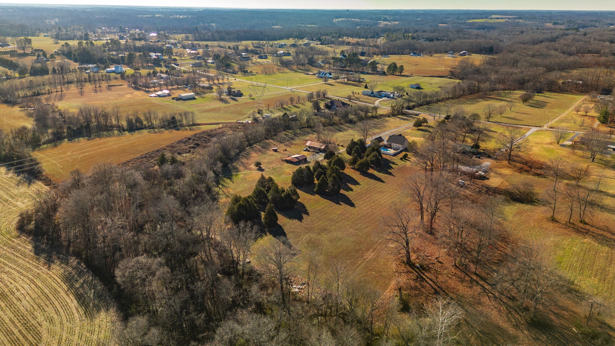 5563 Stacy Springs Road Springfield, TN 37172 - Photo 69 of 73 an aerial view of residential houses with outdoor space