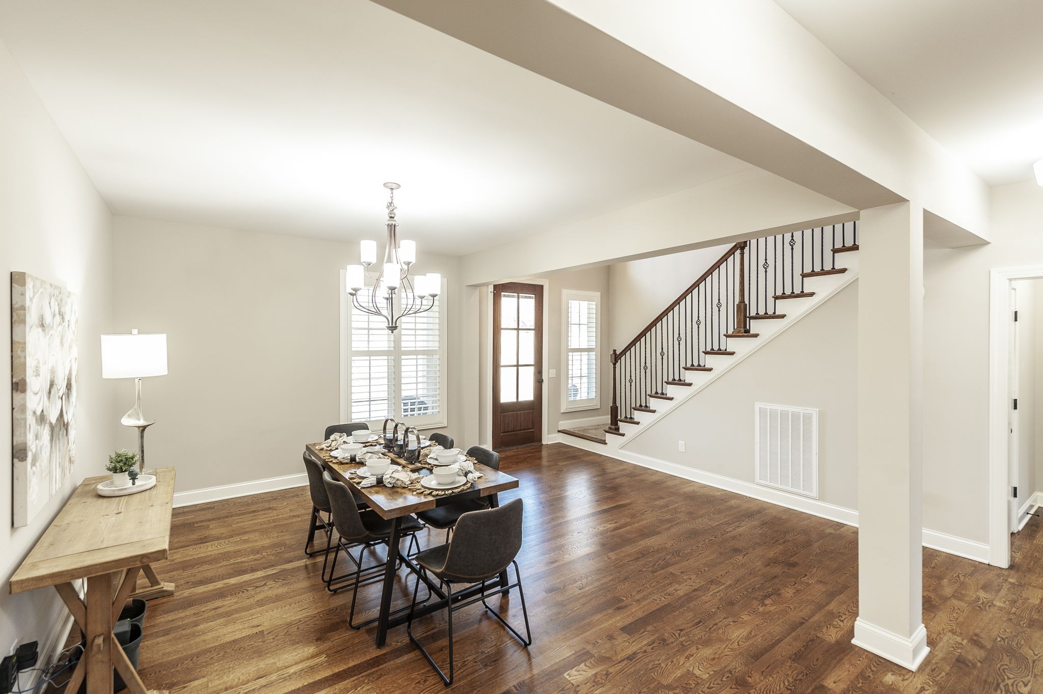 5563 Stacy Springs Road Springfield, TN 37172 - Photo 10 of 73 a view of a dining room with furniture window and wooden floor