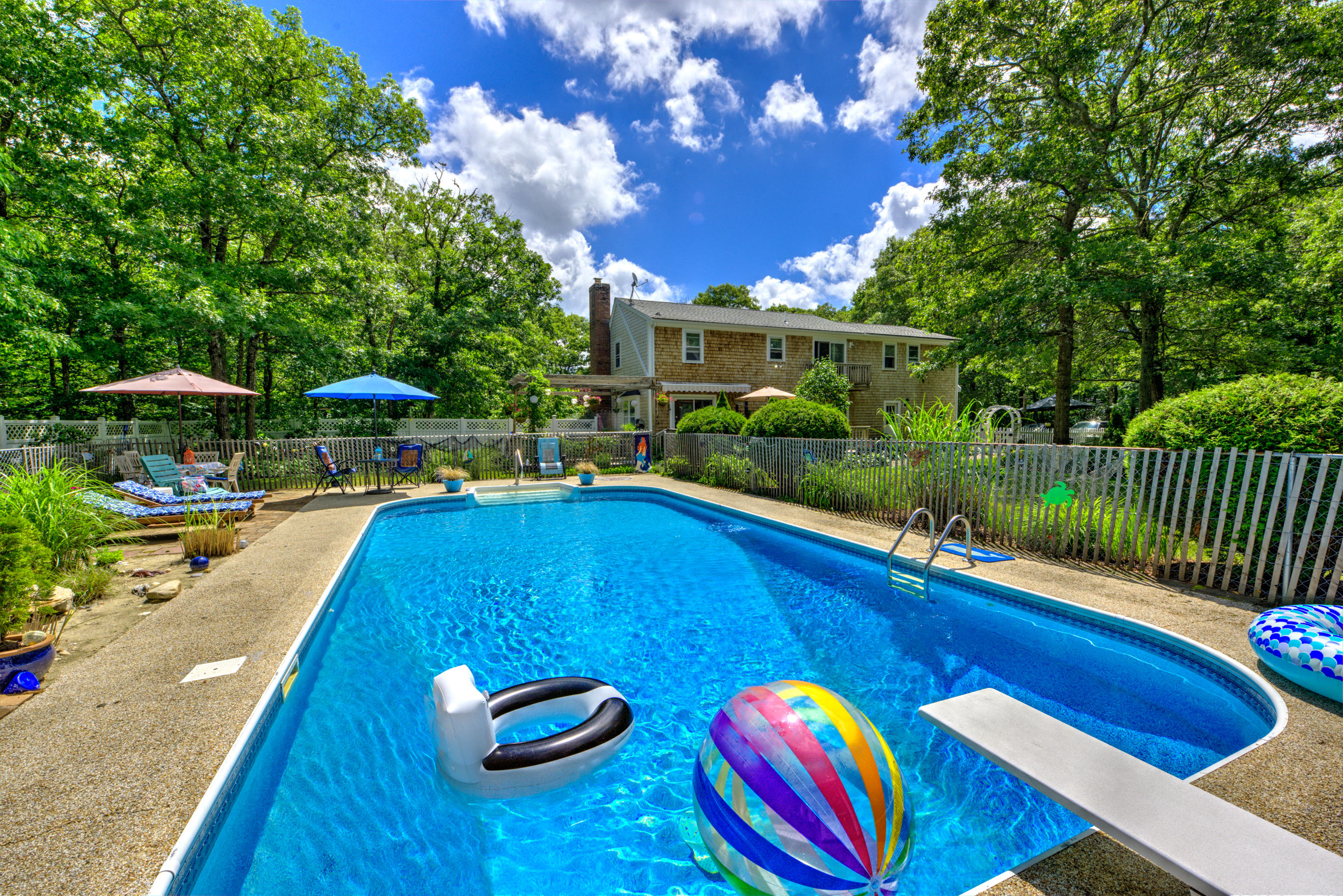 1 Cotuit Road Sandwich, MA 02563 - Photo 23 of 33 a view of outdoor space swimming pool and furniture