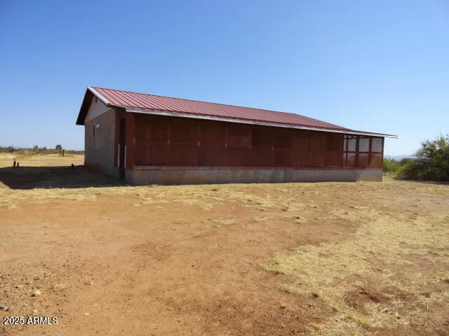 a view of wooden fence