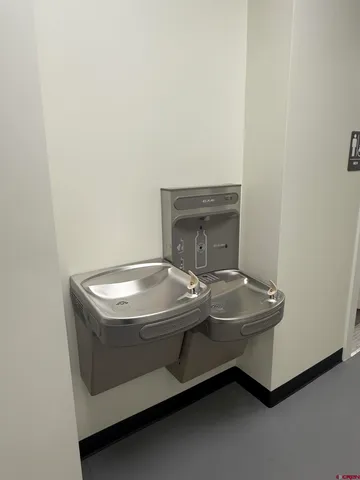 a utility room with washer and dryer