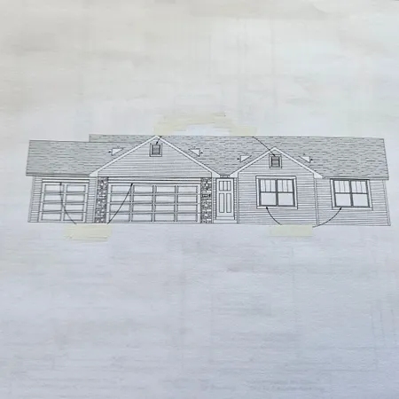 front view of house with a dry yard