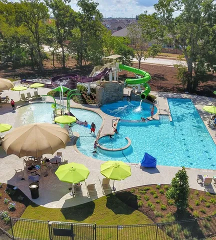 a view of an outdoor space and seating area