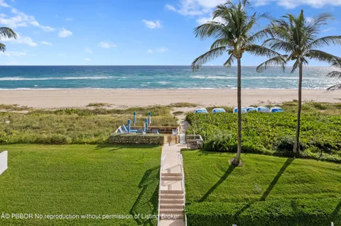 a view of an ocean beach