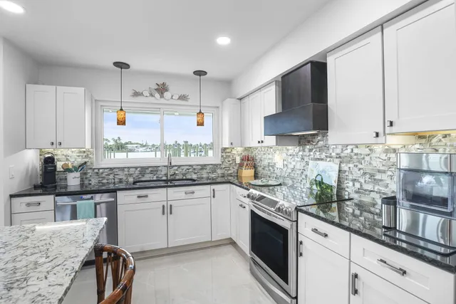 a bathroom with a shower curtain and a toilet