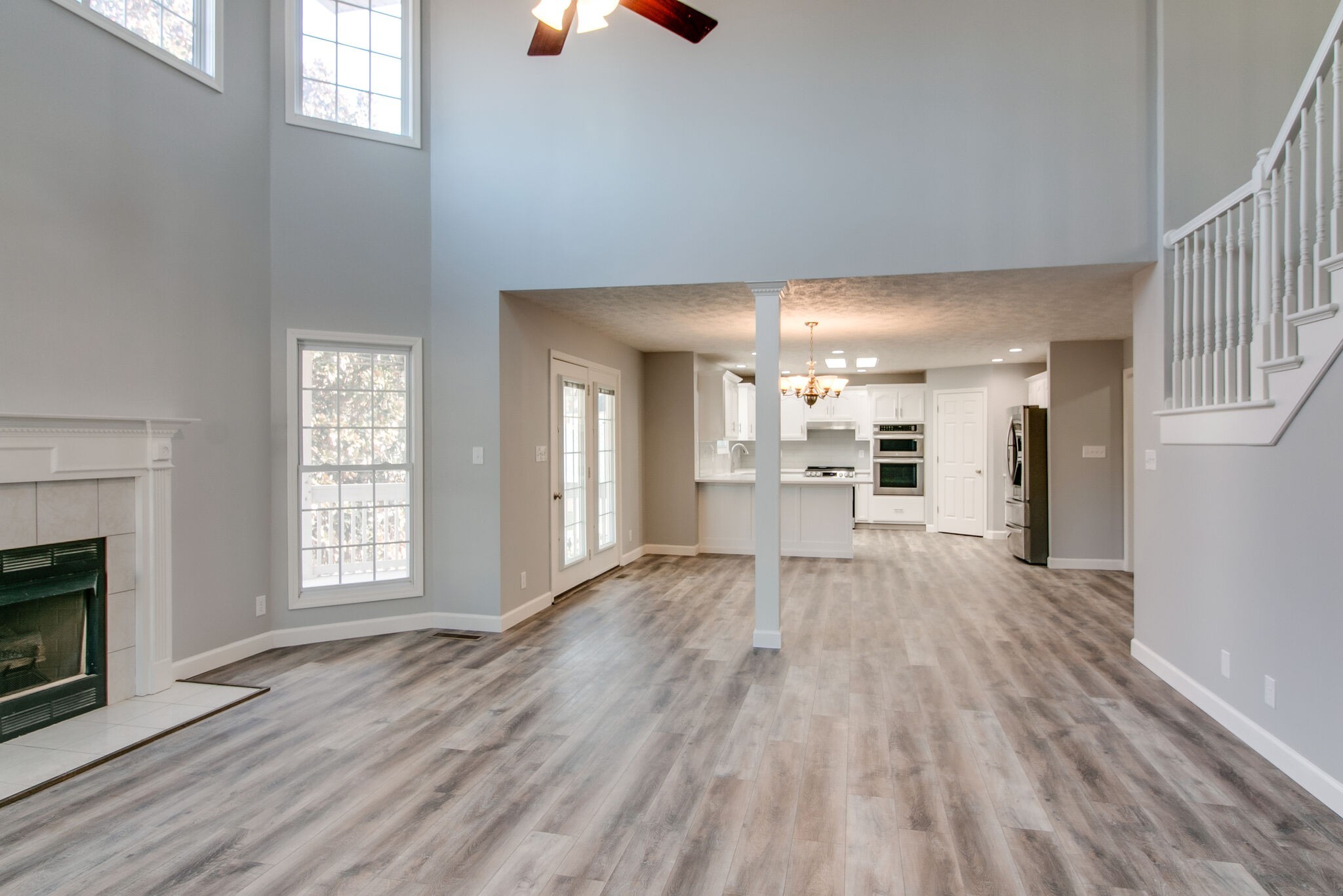 3595 Rabbit Run Trail Clarksville, TN 37043 - Photo 5 of 30 a view of a living room a window and a fireplace
