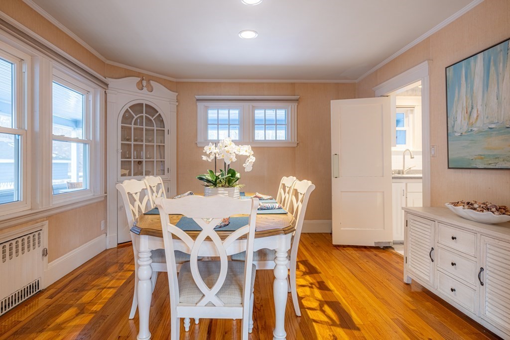 61 Nason Road Swampscott, MA 01907 - Photo 10 of 37 a view of a dining room with furniture window and wooden floor