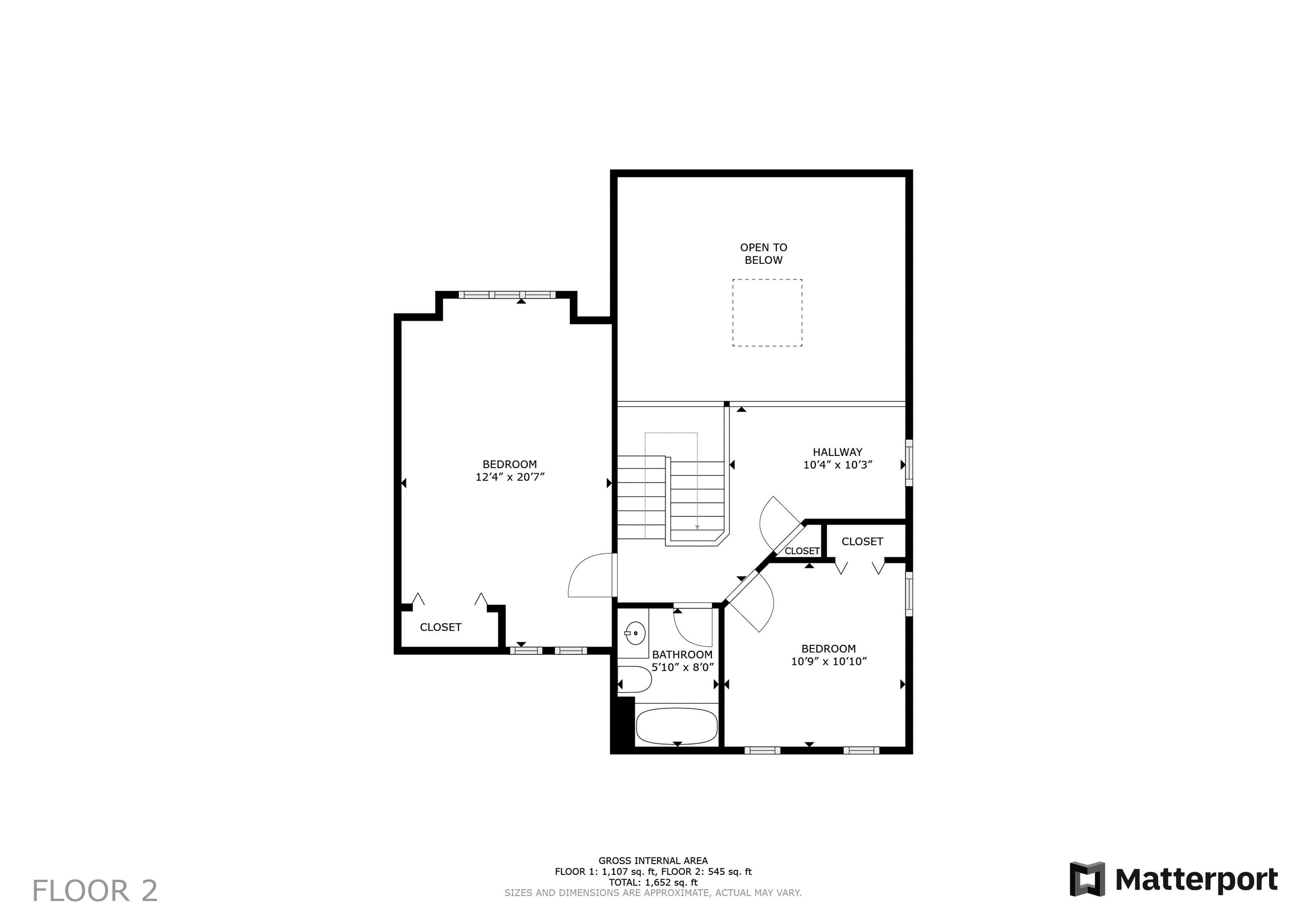 35 Jameson Point Road, Unit 3 Rockland, ME 04841 - Photo 53 of 53 35 Jameson Point Floorplan Second Floor