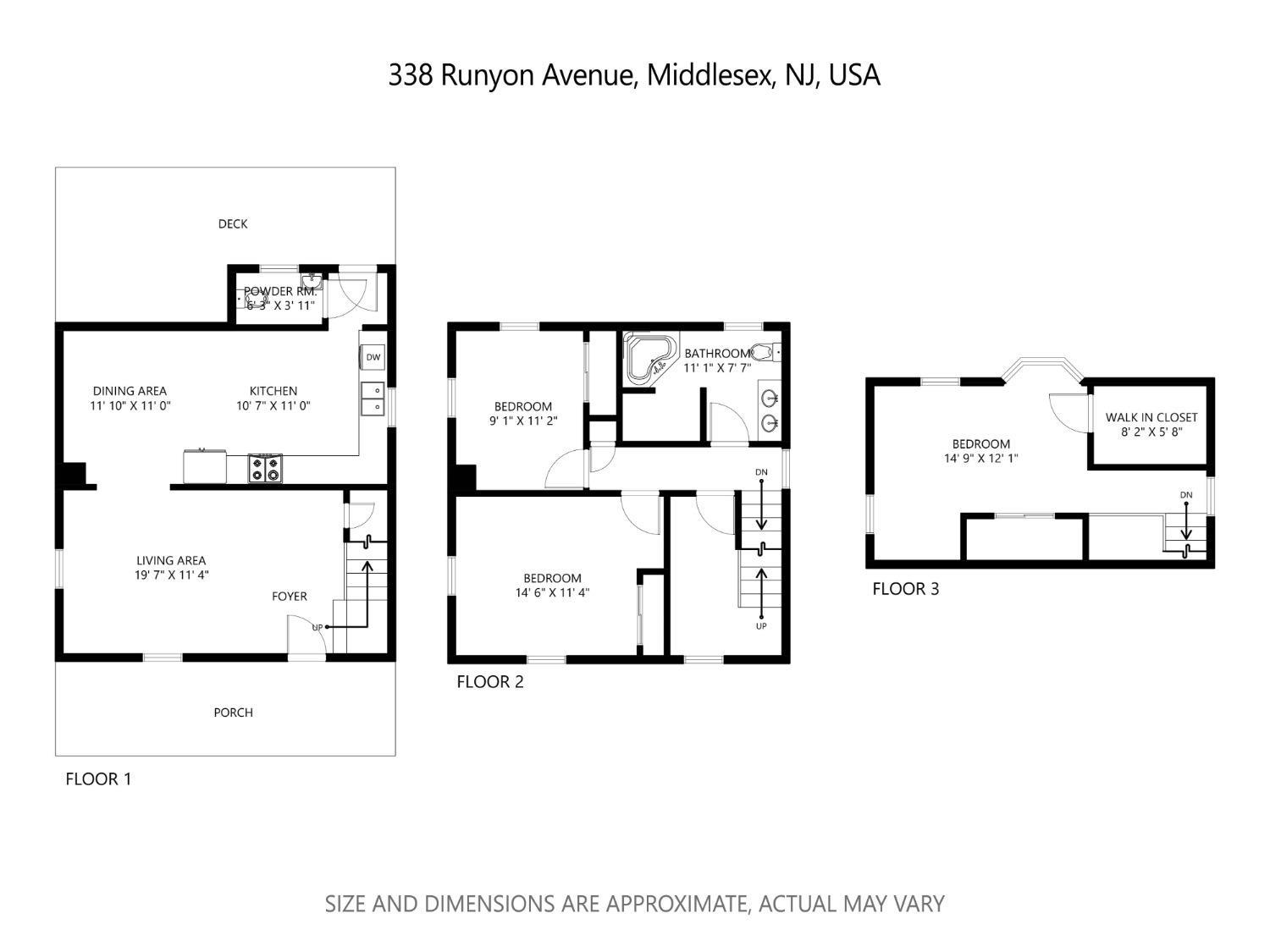 338 Runyon Avenue Middlesex, NJ 08846 - Photo 27 of 27 a picture of a floor plan