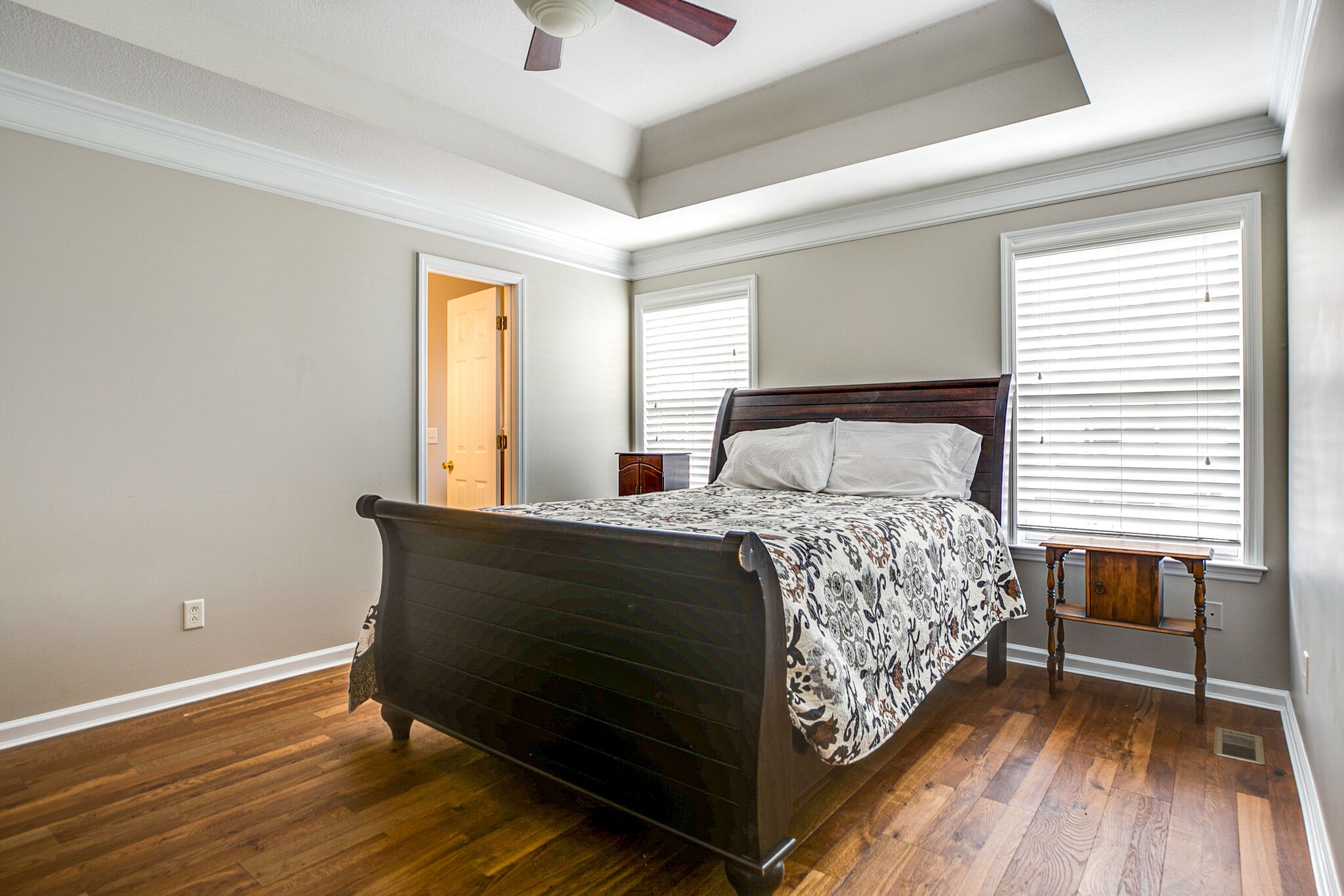 207 Towbridge Drive Murfreesboro, TN 37129 - Photo 17 of 31 a bedroom with a bed and wooden floor