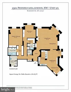 $2,395,000 | 2501 Pennsylvania Avenue Northwest, Unit 2A, Washington, DC 20037