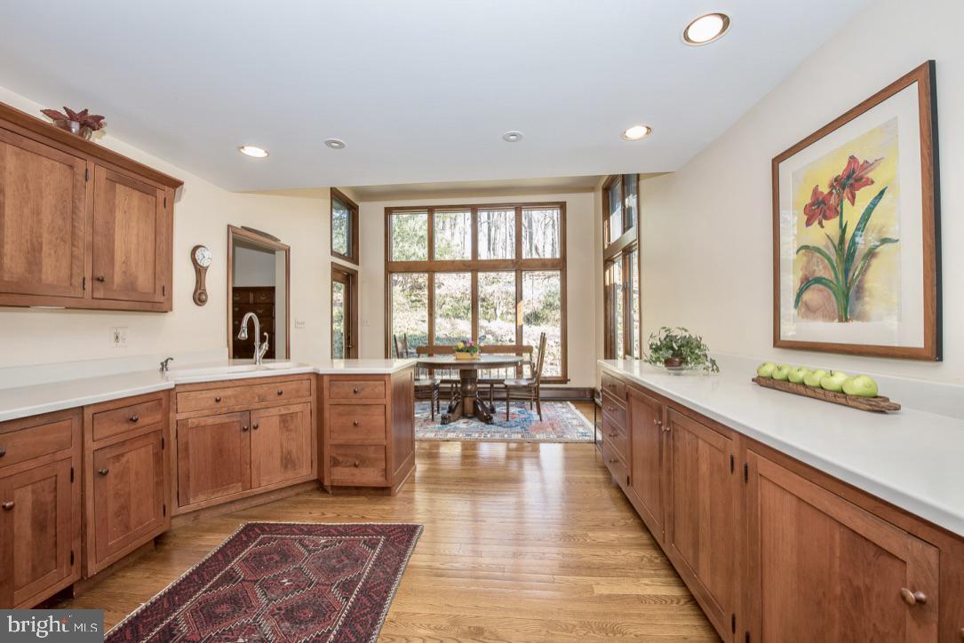 338 Greene Road Berwyn, PA 19312 - Photo 5 of 45 Kitchen with light from wall of windows