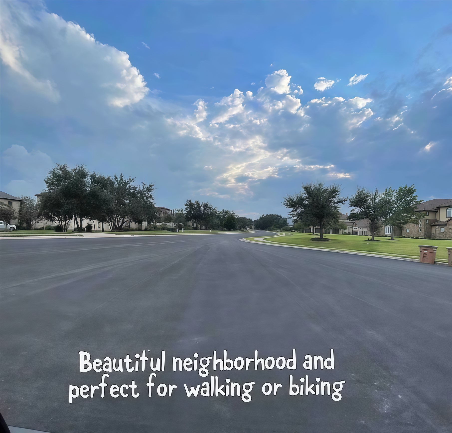 12616 Alberta Ridge Trail Austin, TX 78726 - Photo 16 of 26 Quiet streets wind through a peaceful suburban landscape under vast blue skies.