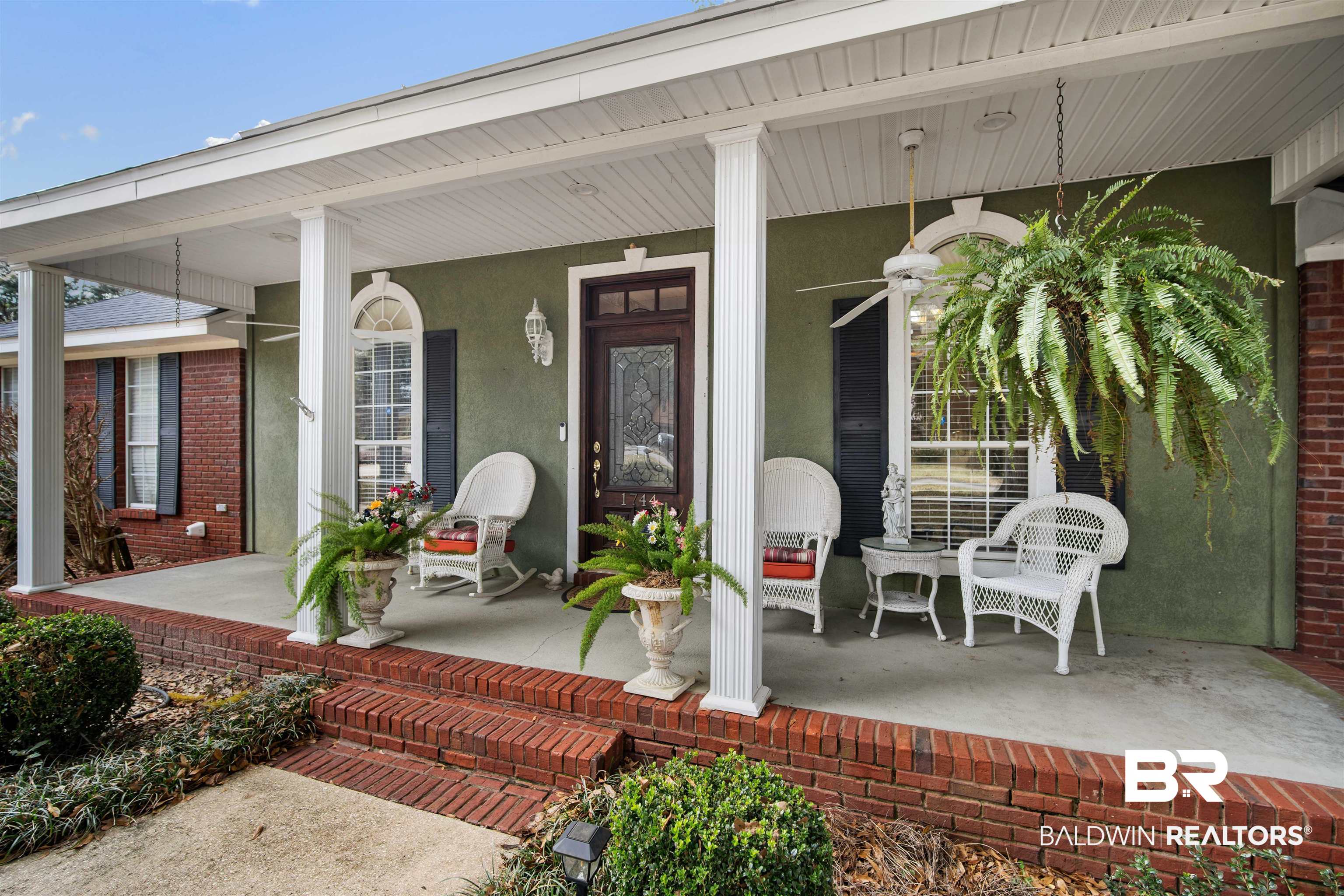 1744 Aden Road Mobile, AL 36695 - Photo 3 of 35 Entrance to property featuring a porch