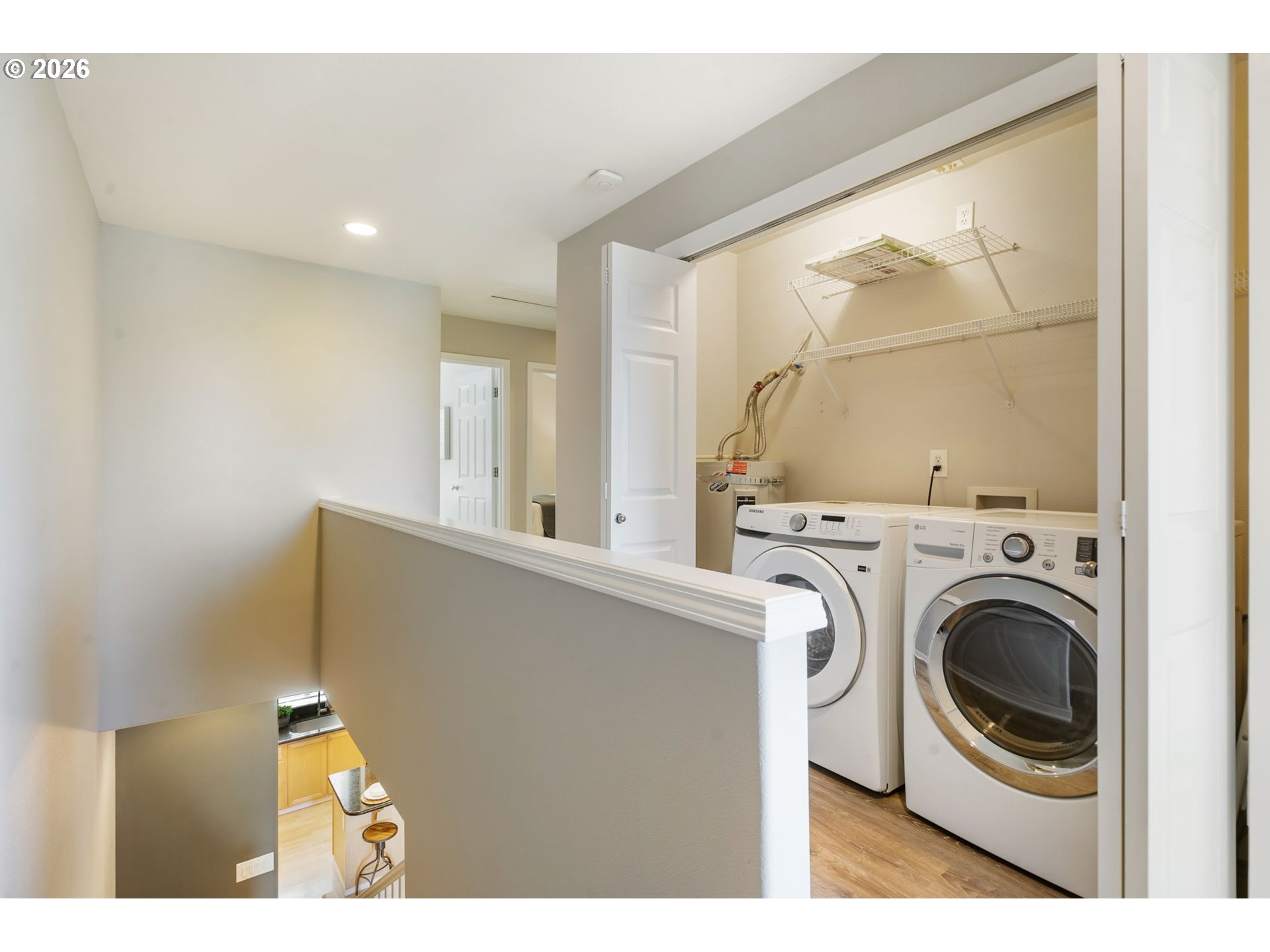 13159 Southwest Brianne Way Portland, OR 97223 - Photo 19 of 32 a view of a kitchen with washer and dryer