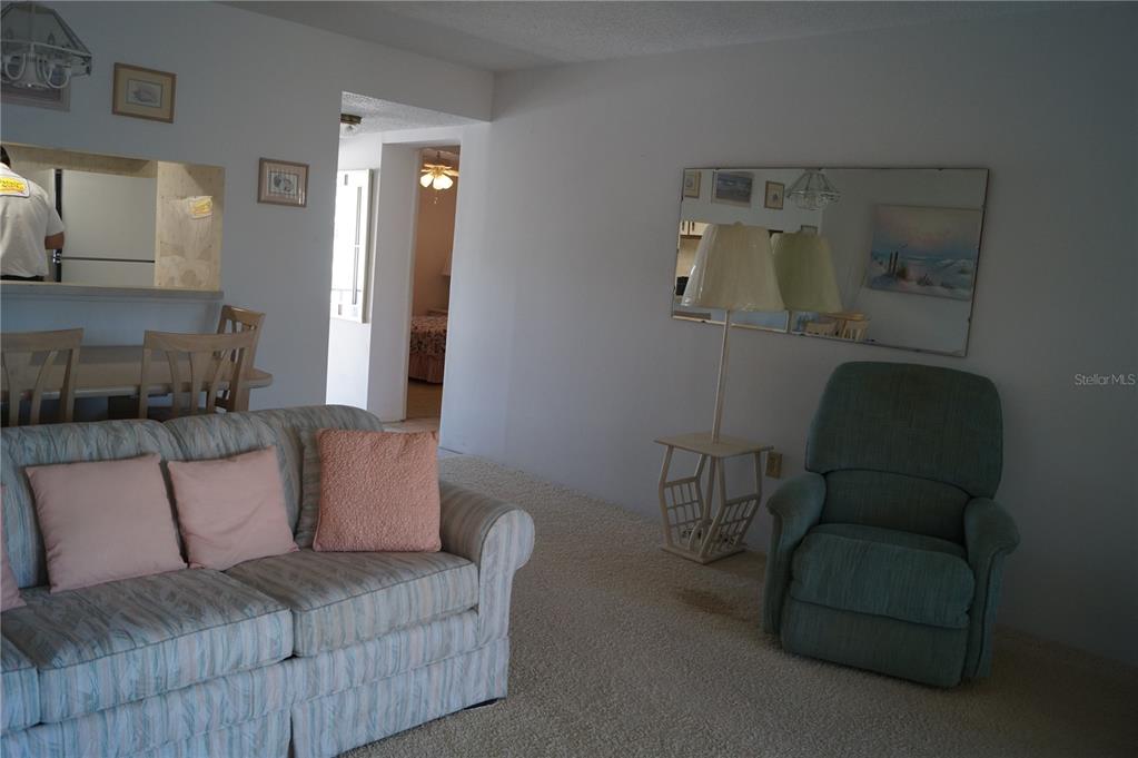 7701 Starkey Road, Unit 408 Seminole, FL 33777 - Photo 6 of 28 a living room with furniture and a couch