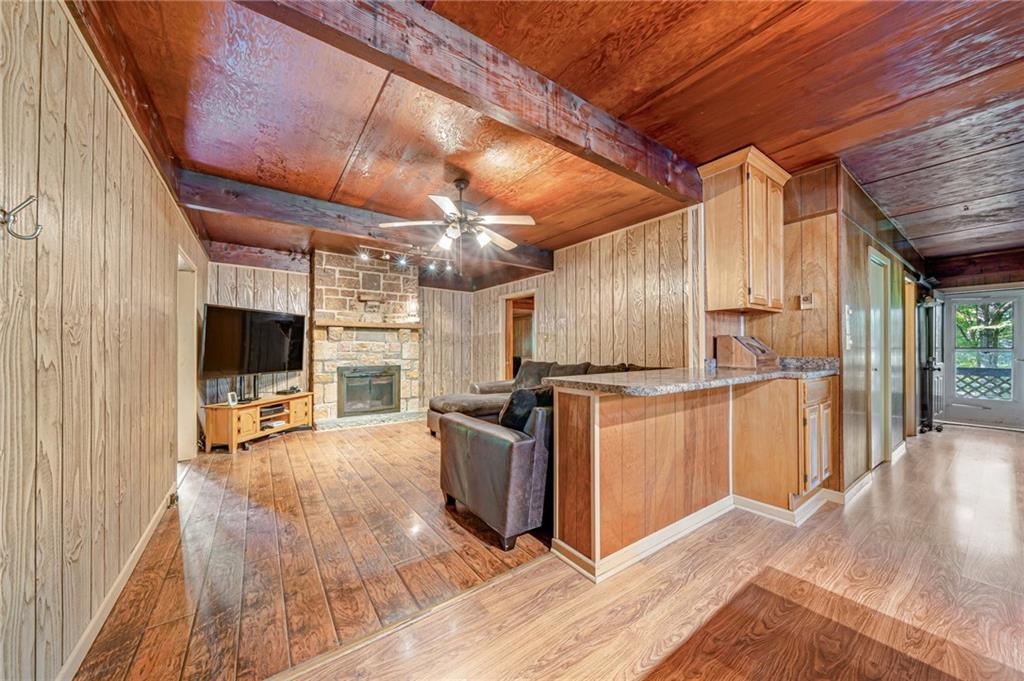 218 Horse Shoe Bend Road Acme, PA 15610 - Photo 7 of 31 a view of a livingroom with a fireplace
