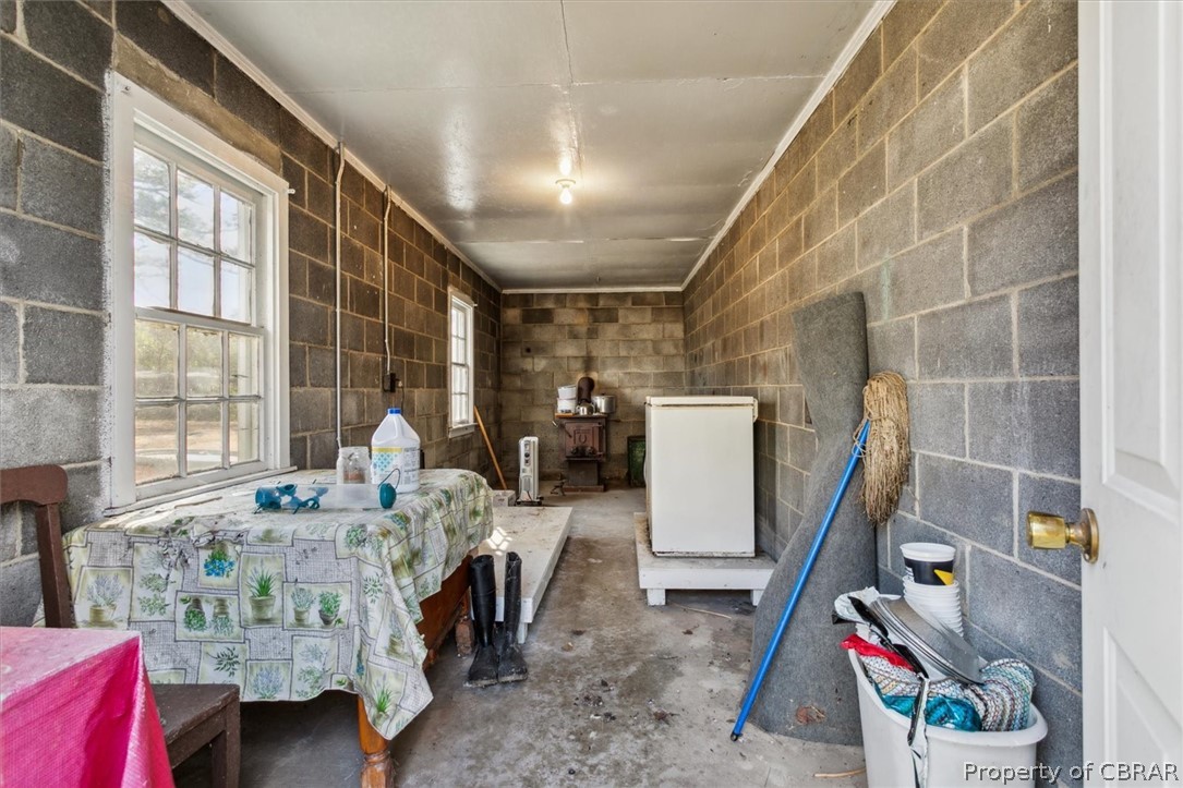 8022 Guinea Road Hayes, VA 23072 - Photo 34 of 47 Separate laundry area in detached garage