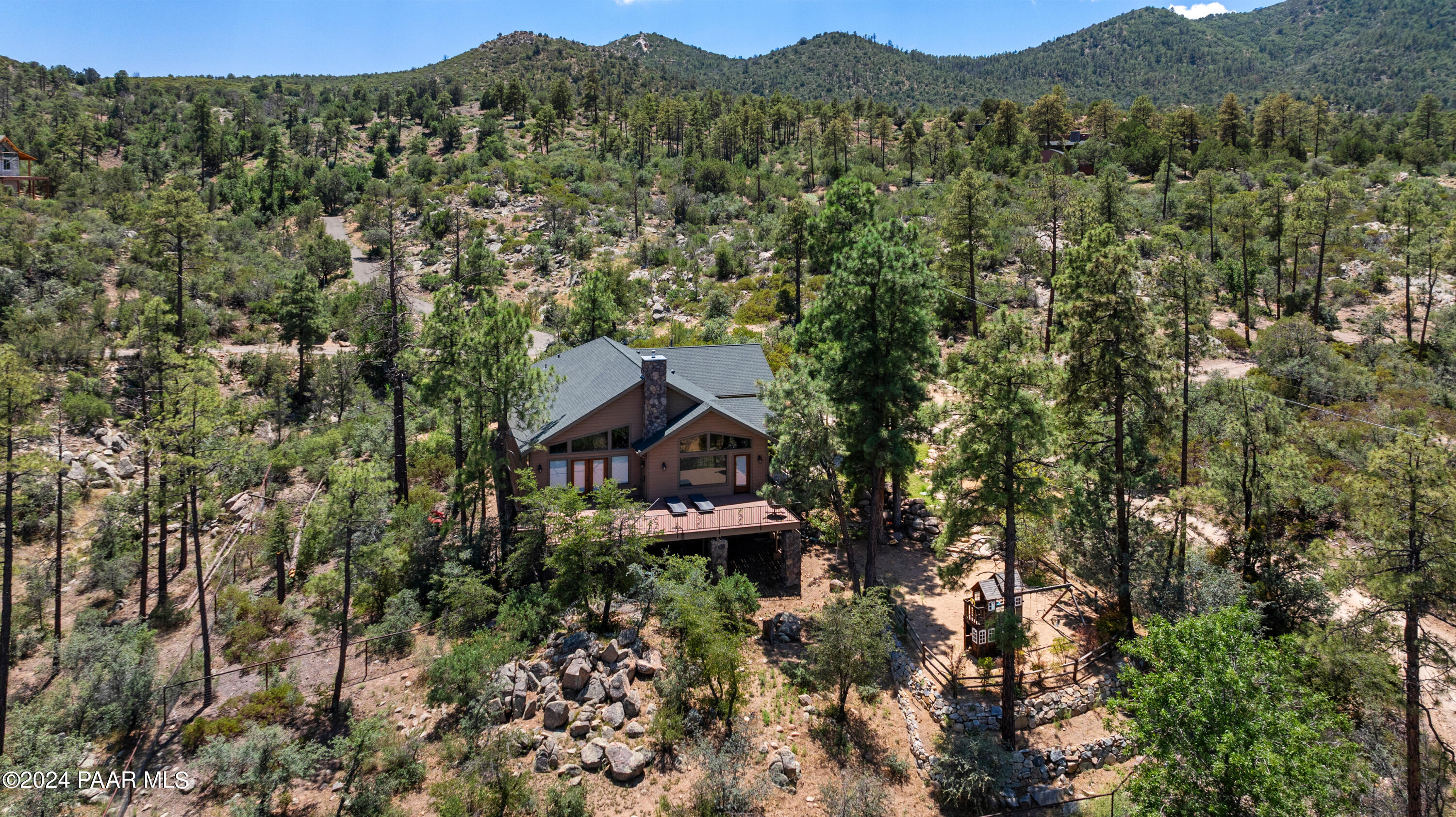 1775 South Sunnyside Road Prescott, AZ 86303 - Photo 24 of 46 Aerial View