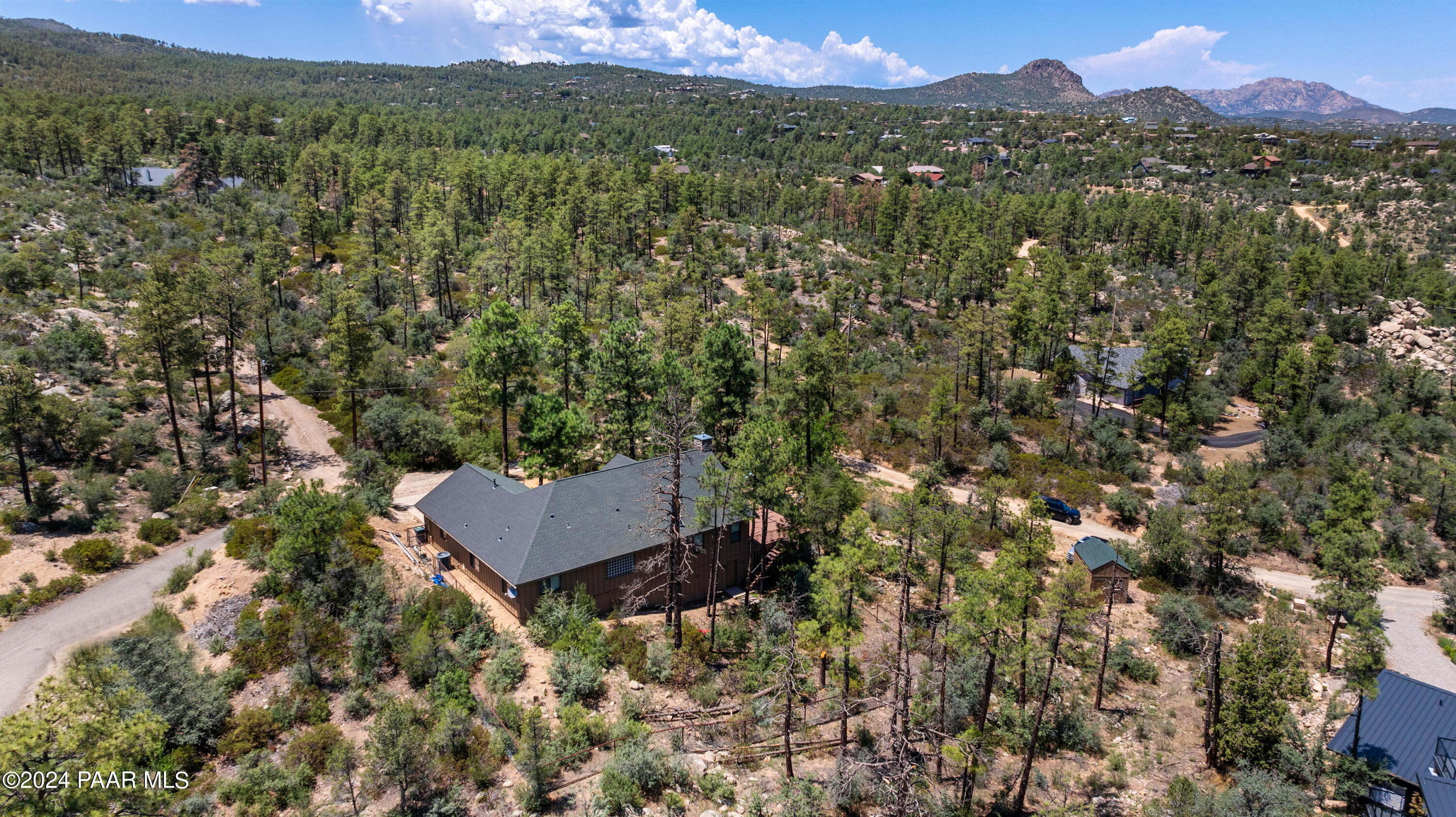 1775 South Sunnyside Road Prescott, AZ 86303 - Photo 34 of 46 Aerial View