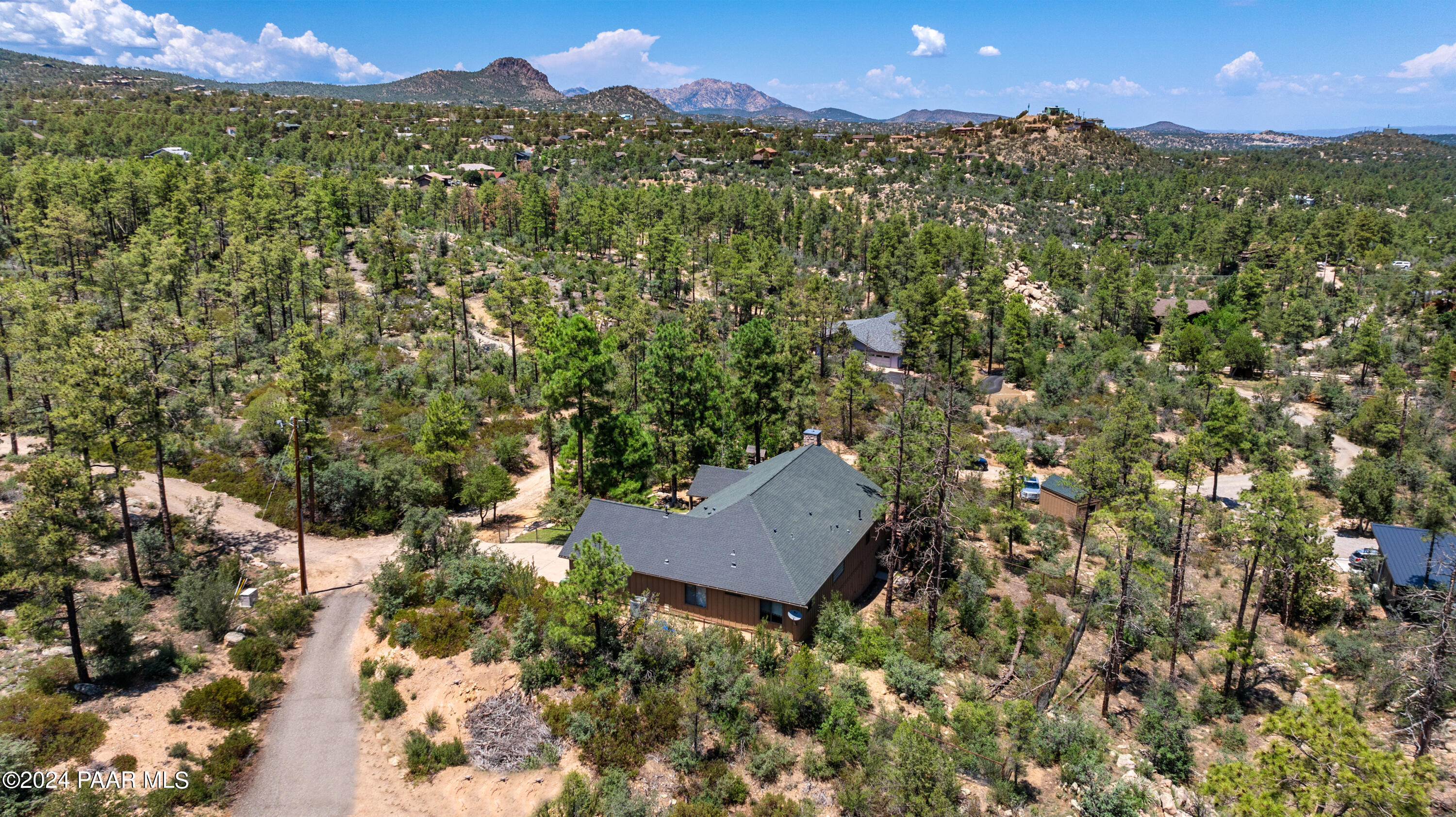 1775 South Sunnyside Road Prescott, AZ 86303 - Photo 36 of 46 Aerial View