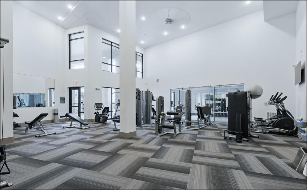 2700 Old Denton Road, Unit 2272 Carrollton, TX 75007 - Photo 30 of 40 a view of a room with gym equipment