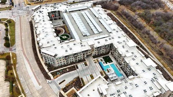 a view of a building with street view